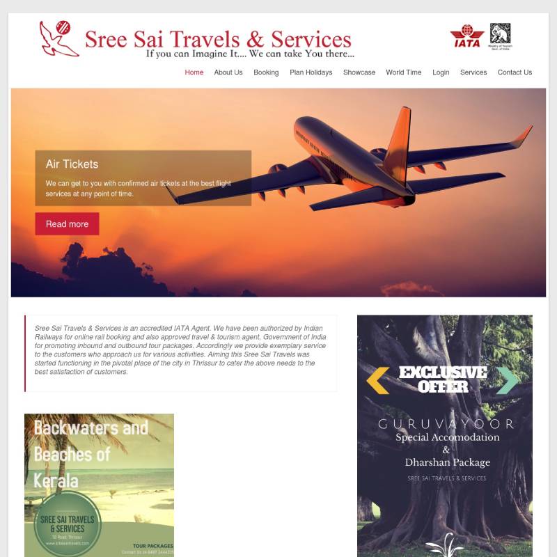 Sree Sai Travels Website